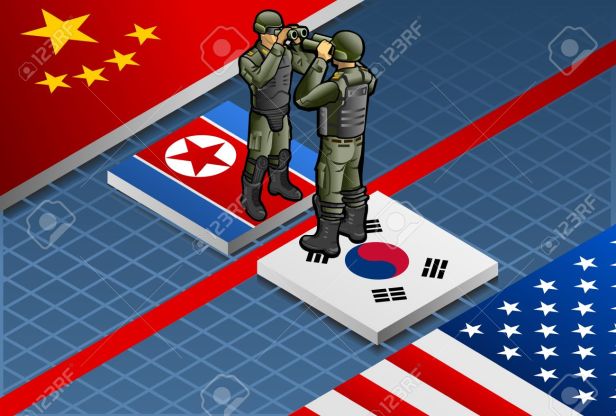 18903804-Detailed-illustration-of-a-isometric-concept-of-Korean-crisis-escalation-Stock-Vector.jpg
